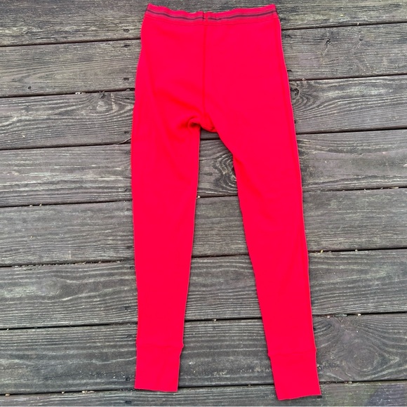 Skims Cotton Rib Red Leggings Comfy Loungewear Casual Long Johns Women’s|Size:M - Picture 15 of 16